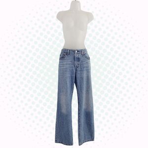 Levi's 501 90s Light Wash Blue Straight Leg Mid Rise Jeans Size 27/US 4